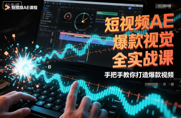 短视频AE爆款视觉全实战课，手把手教你打造爆款视频|YX网创