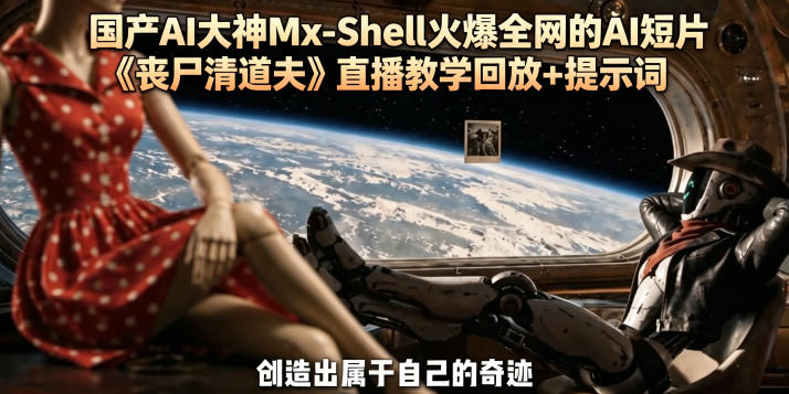 国产AI大神Mx-Shell火爆全网的AI短片《丧尸清道夫》直播教学回放+提示词 - 觅资源