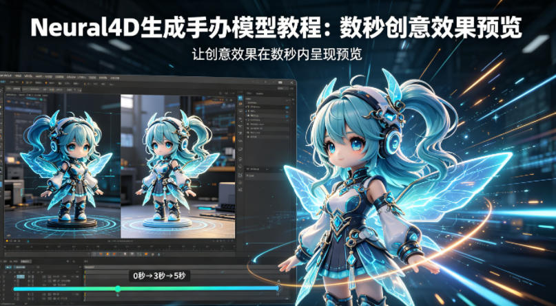 Neural4D生成手办模型教程，让创意效果在数秒内呈现预览 - 觅资源
