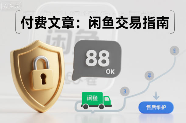 付费文章：闲鱼交易指南，怎么才能降低被坑被马扁的概率|YX网创