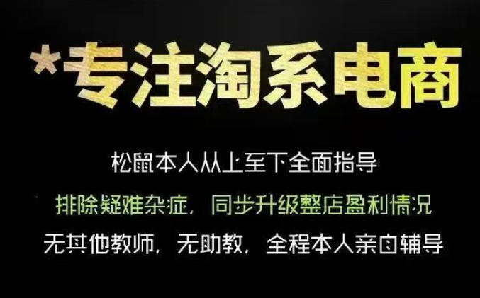 松鼠会电商VIP课程，从基础布局到高阶优化，助你掌握淘宝运营逻辑，提升店铺流量与转化 - 觅资源