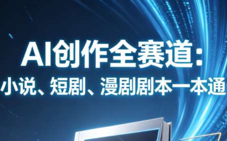 AI创作全赛道：小说、短剧、漫剧剧本一本通(更新5月) - 觅资源