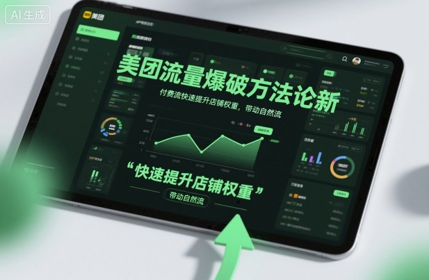 美团流量爆破方法论，付费流快速提升店铺权重，带动自然流|YX网创