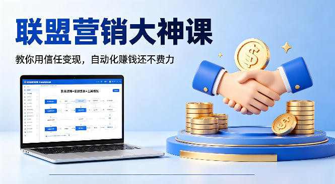 联盟营销大神课，教你用信任变现，自动化賺钱还不费力【原创双语字幕】 - 觅资源