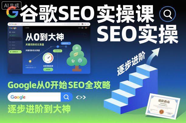 谷歌SEO实操课，Google从0开始SEO全攻略，逐步进阶到大神(更新26年) - 觅资源