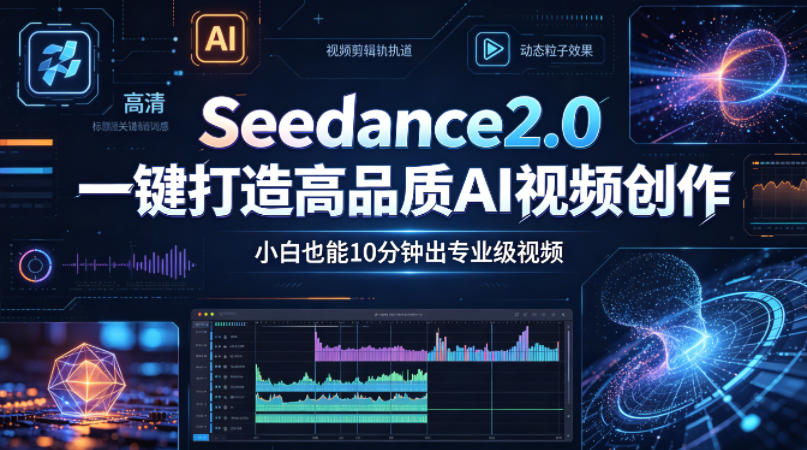 Seedance2.0一键打造高品质AI视频创作，小白也能10分钟出专业级视频 - 觅资源