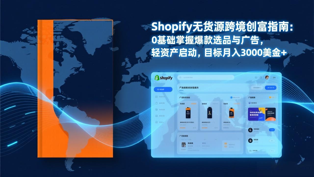 Shopify爆款打法实战：从选品到广告投放，复制爆款模型，驱动独立站月销售额破万刀|中创学习社