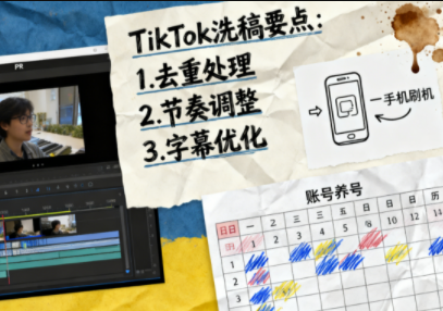 TikTok洗稿剪辑全流程课|中创学习社