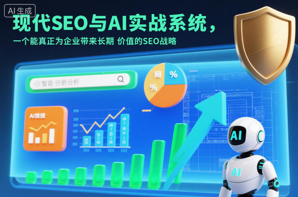 现代SEO与AI实战系统，一个能真正为企业带来长期价值的SEO战略(英语+中文字幕)|YX网创