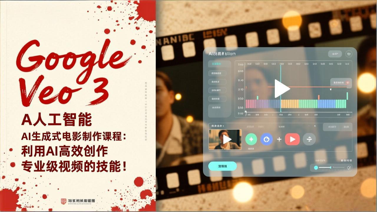 Google Veo 3人工智能AI生成式电影制作课程：利用AI高效创作专业级视频的技能！|YX网创