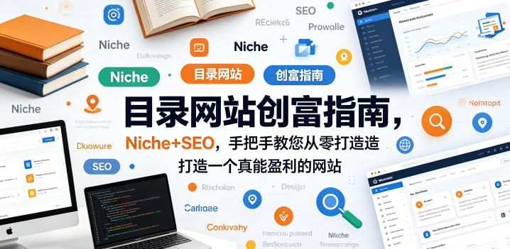 目录网站创富指南，Niche+SEO，手把手教您从零打造打造一个真能盈利的网站【原创双语字幕】 - 觅资源