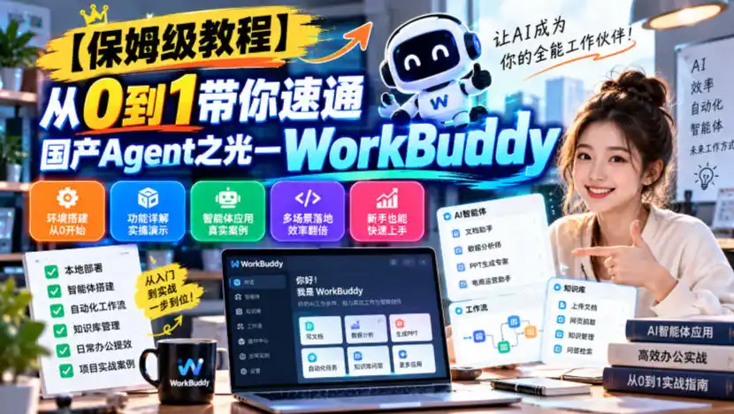 【保姆级教程】从0到1带你速通国产Agent之光—WorkBuddy【文档】