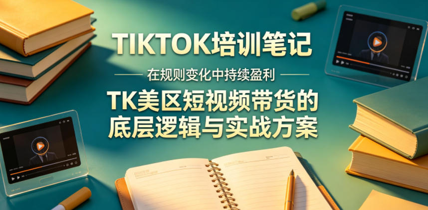 视界跨境TIKTOK4月17培训笔记，在规则变化中持续盈利，TK美区短视频带货的底层逻辑与实战方案【文档】 - 觅资源