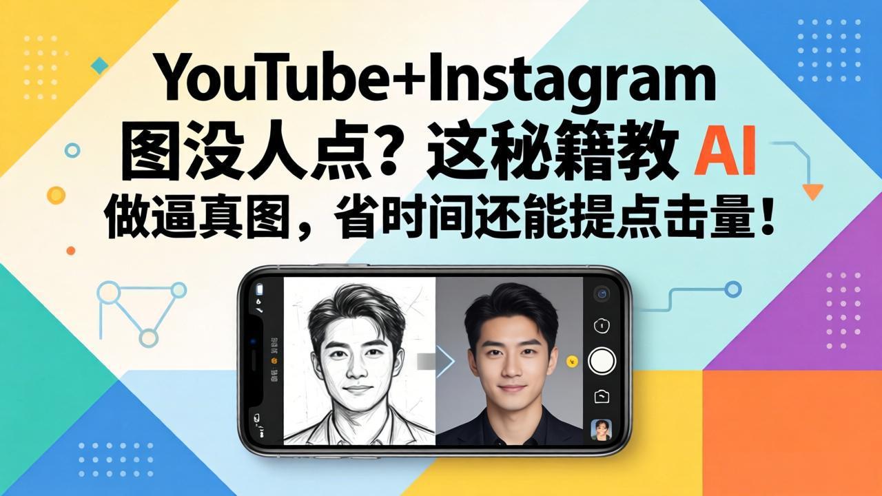 YouTube+Instagram图没人点？这秘籍教 AI 做逼真图，省时间还能提点击量 - 觅资源