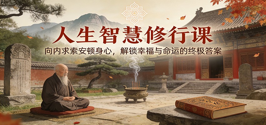 人生智慧修行课：向内求索安顿身心，解锁幸福与命运的终极答案|YX网创