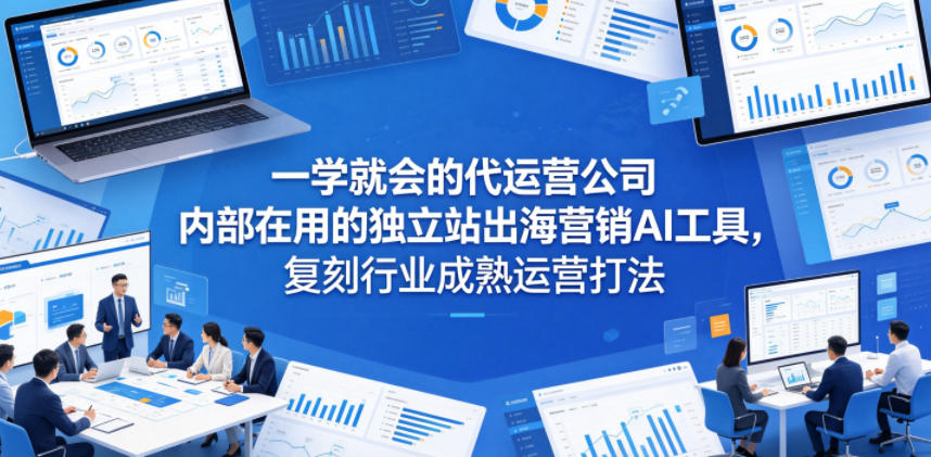 一学就会的代运营公司内部在用的独立站出海营销AI工具，复刻行业成熟运营打法 - 觅资源