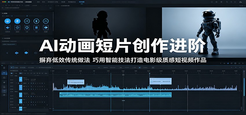 AI动画短片创作进阶：摒弃低效传统做法，巧用智能技法打造电影级质感短视频作品 - 觅资源