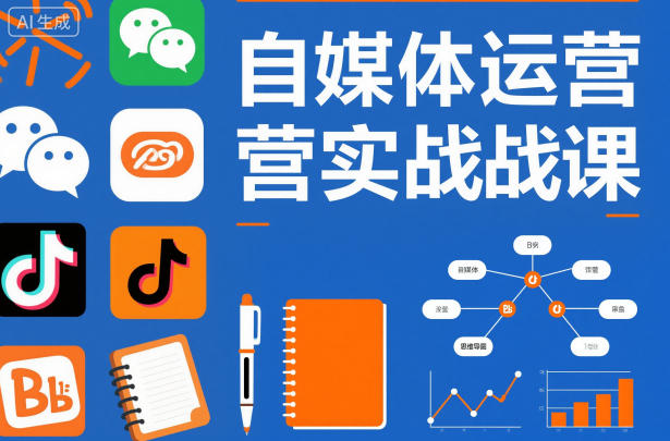 自媒体运营实战课，掌握一套系统的自媒体运营底层方法论，成为优秀的内容创作者|YX网创