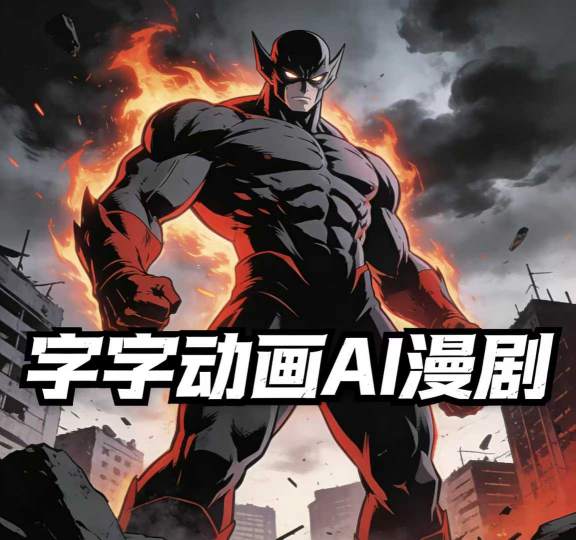 字字动画AI漫剧2026年第1期系统课程，小白看完就能学会实操的漫剧课，单人月收1-3W|中创学习社