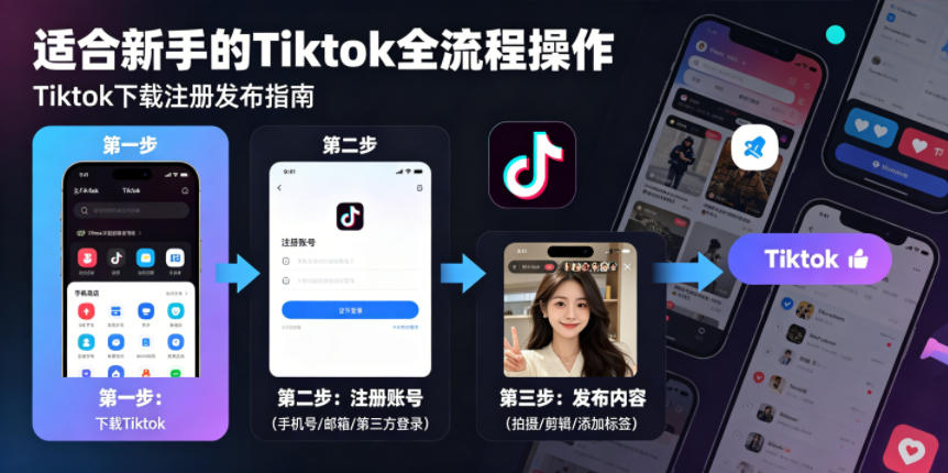 Tiktok下载注册发布，适合新手的Tiktok全流程操作 - 觅资源