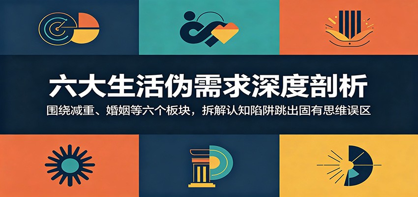六大生活伪需求深度剖析:围绕减重、婚姻等六个板块,拆解认知陷阱跳出固有思维误区 - 觅资源