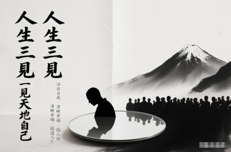 人生三见一见天地见众生见自己，活出自我拥有清晰幸福人生，搞透人性|YX网创
