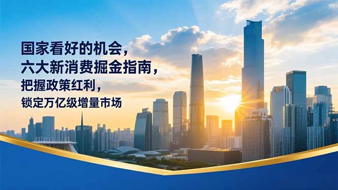 某付费文章：国家看好的机会，六大新消费掘金指南，把握政策红利，锁定万亿级增量市场|YX网创