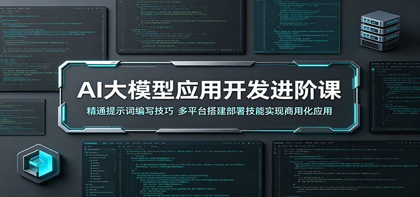 AI大模型应用开发进阶课：精通提示词编写技巧，多平台搭建部署技能实现商用化应用 - 觅资源