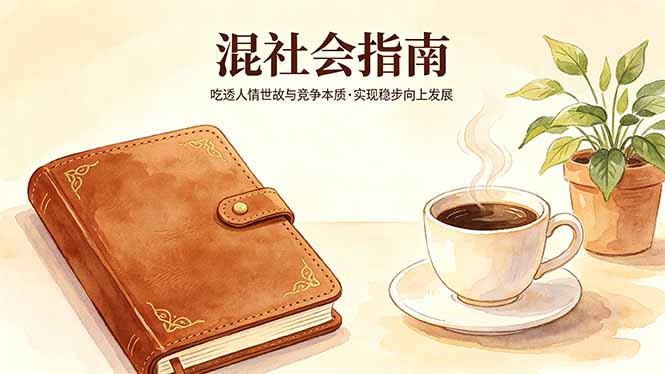 付费文章：混社会指南，吃透人情世故与竞争本质，实现稳步向上发展 - 觅资源