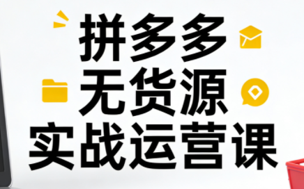 子枫老师·拼多多无货源实战运营课(更新12月)|中创学习社