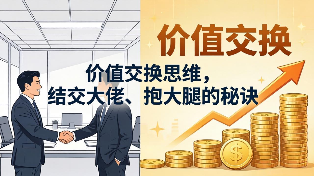 某付费文章：价值交换思维，结交大佬、抱大腿的秘诀 - 觅资源