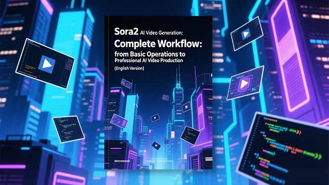 Sora2 AI视频生成的系统教程(英文版|YX网创