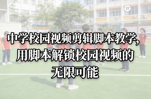 中学校园视频剪辑脚本教学，用脚本解锁校园视频的无限可能|中创学习社